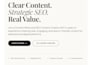 write SEO website content and web copy